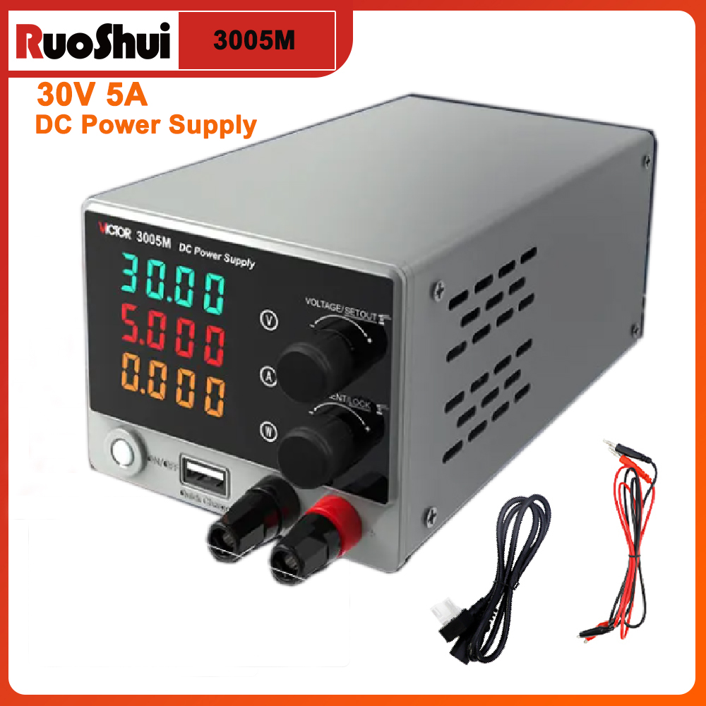 Dc Power Supply Variable - ラボ用30V 5A DC電源、調整可能なデジタル表示電圧レギュレーター、ラボベンチ電源、CV/CC