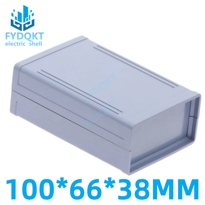 Diy Electronics Box - 高品質のabs防水ハウジング,白いプラスチック製の電子プロジェクトケース,100x66x38mmの電気用品,1個