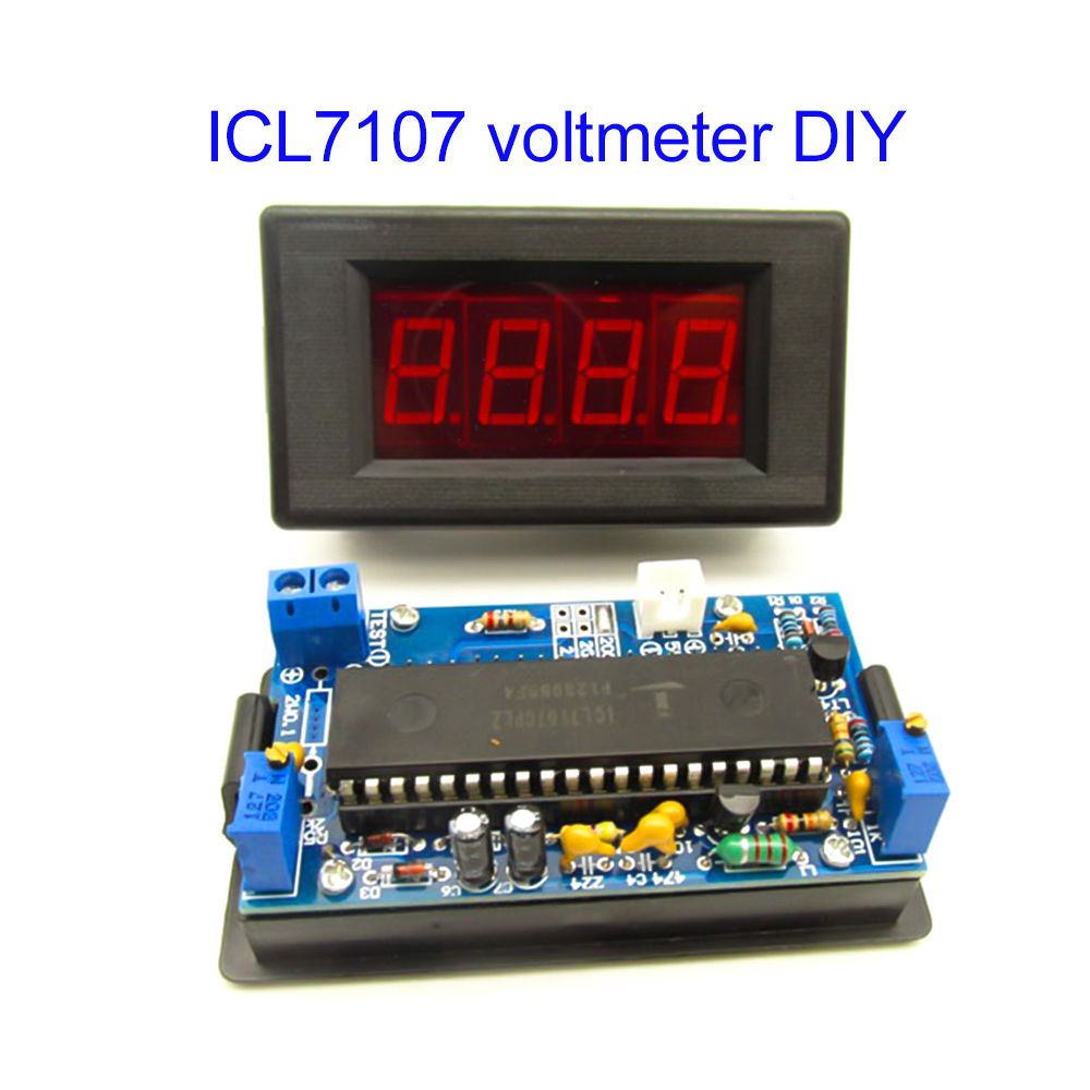 Diy Electronics Com - ICL7107 電圧計 DIY キット部品 DC 5V