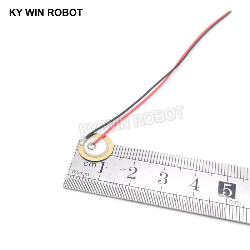 Diy Electronics Components - 10 個圧電ピエゾセラミックウエハープレート直径 12 ミリメートルブザースピーカー IC 電子部品