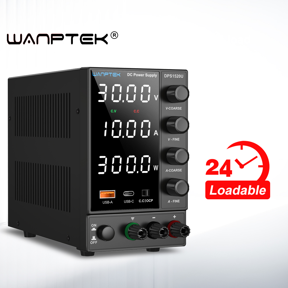 Dc Power Supply Variable - Wanptek 30V 5A 10A DC電源調整可能デジタル表示ラボ用電源電圧レギュレーター 60V