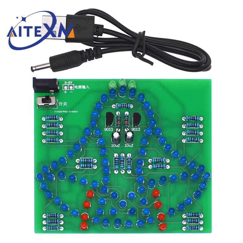 Diy Analog Electronics - DC 3-5V DIY LED スイング風鈴電子キット揺れ風鈴アナログ学校はんだ付けトレーニング楽しい溶接スイート