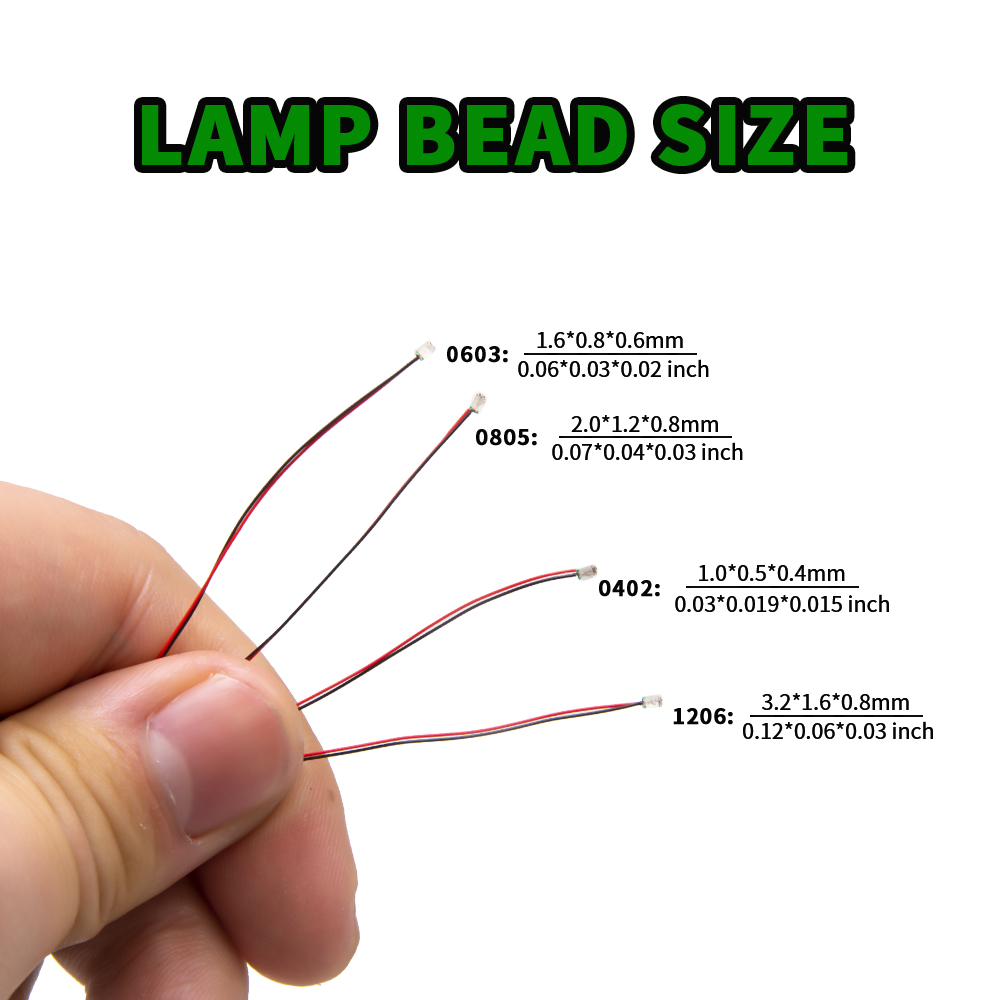 Diy Electronics Project Kit - 10 ピース/セットマイクロ LED ランプチップ 3V 事前はんだ付け済み