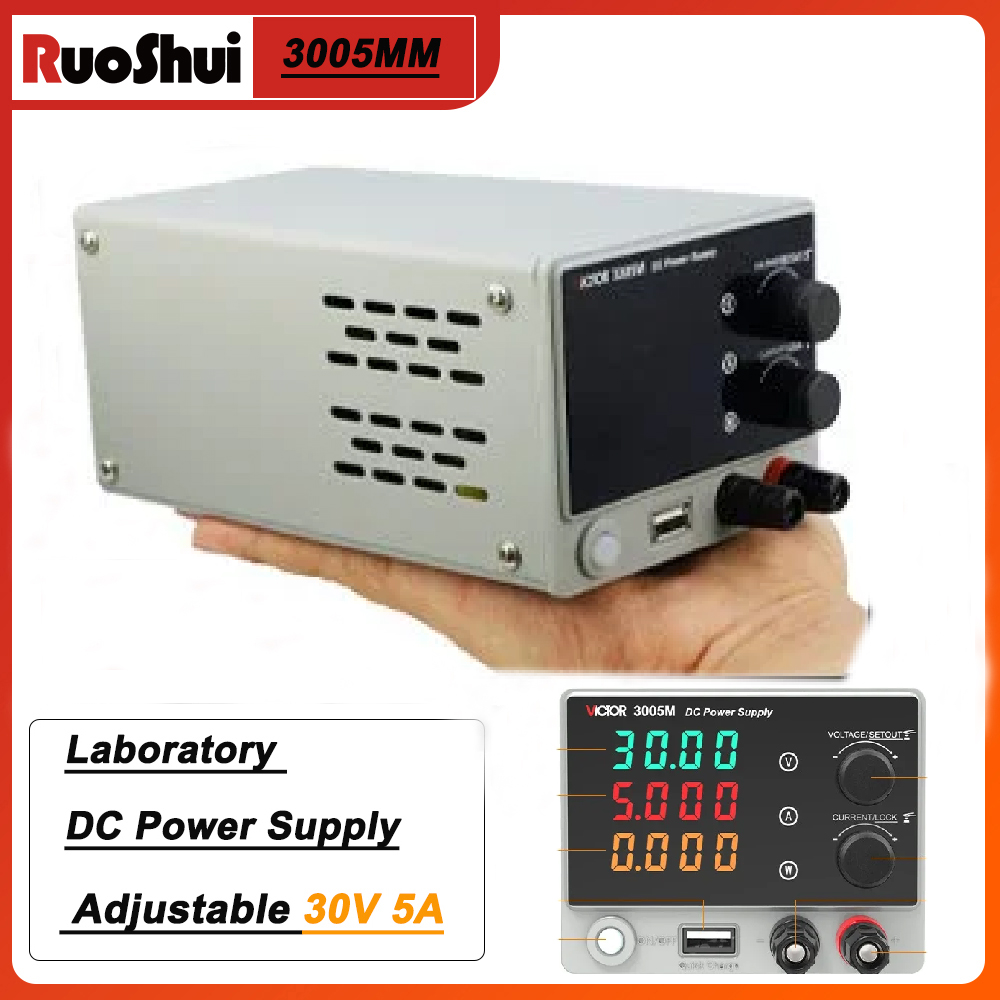 ラボ用30V 5A DC電源、調整可能なデジタル表示電圧レギ - Dc Power Supply Variable のレビューと価格