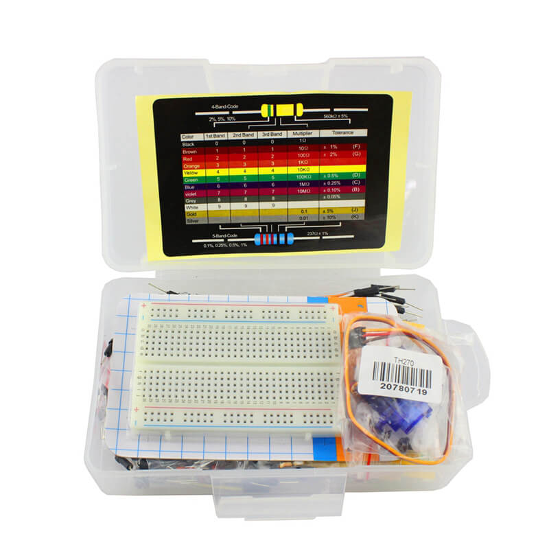 電気部品初心者DIYコンポーネントキット (抵抗カード付き) - Diy Electronics Kits For Beginners のレビューと価格
