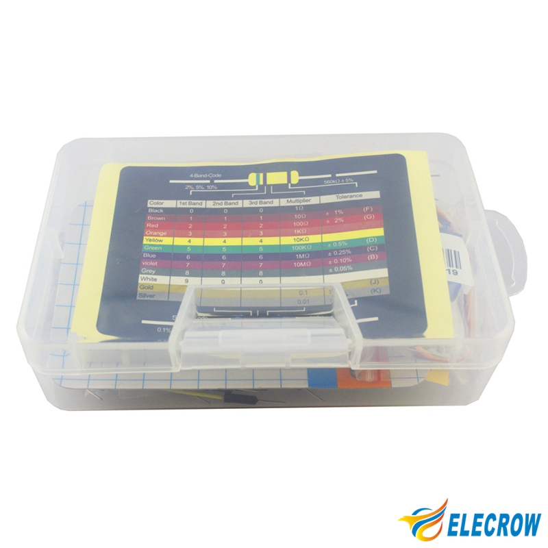 電気部品初心者DIYコンポーネントキット (抵抗カード付き) - Diy Electronics Kits For Beginners のレビューと価格