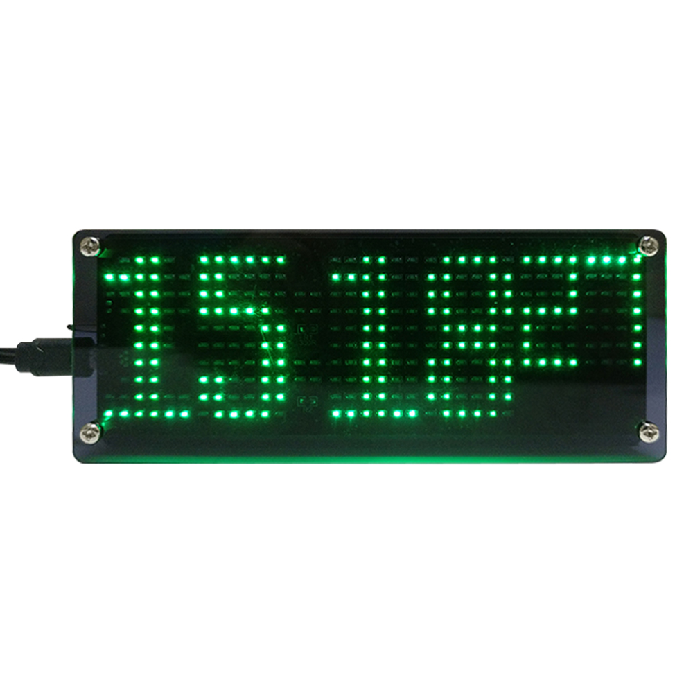 DIY デジタルドットマトリックス時計電子キット LED 照 - Diy Electronics Learning Kit のレビューと価格