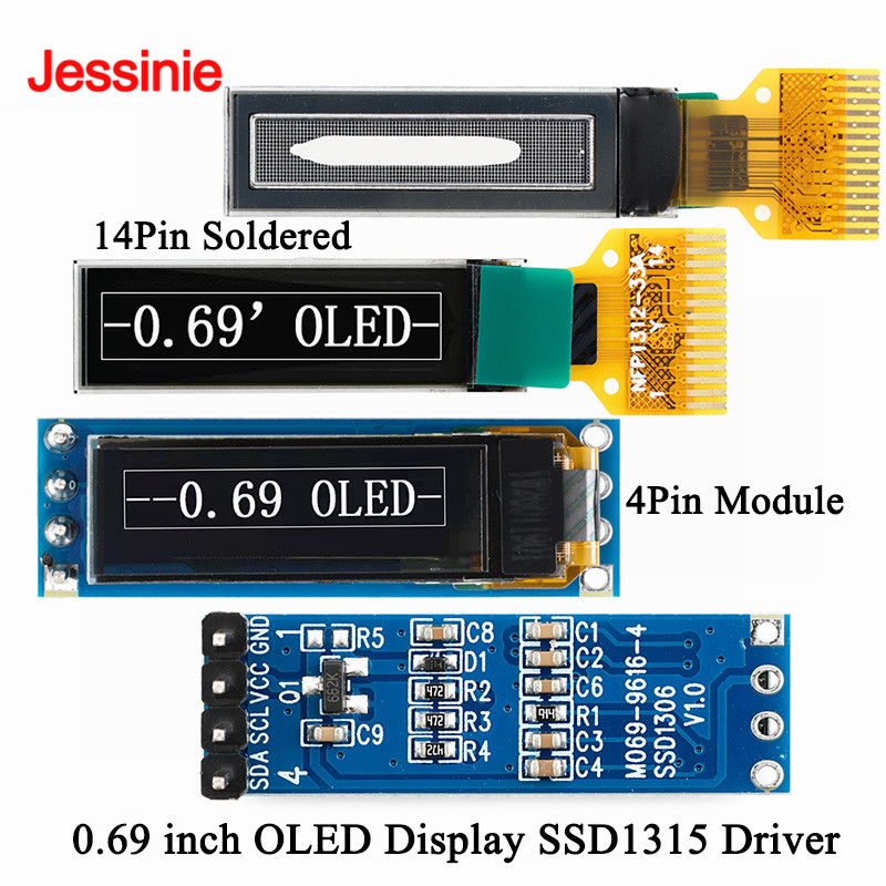 0.69 インチ OLED ディスプレイ 0.69 インチ  - I2C Lcd Display のレビューと価格