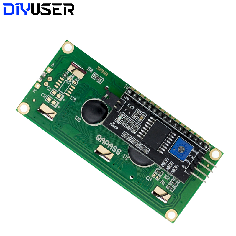 LCD1602 1602 LCDモジュール ブルー/イエロー - I2C Lcd Display のレビューと価格