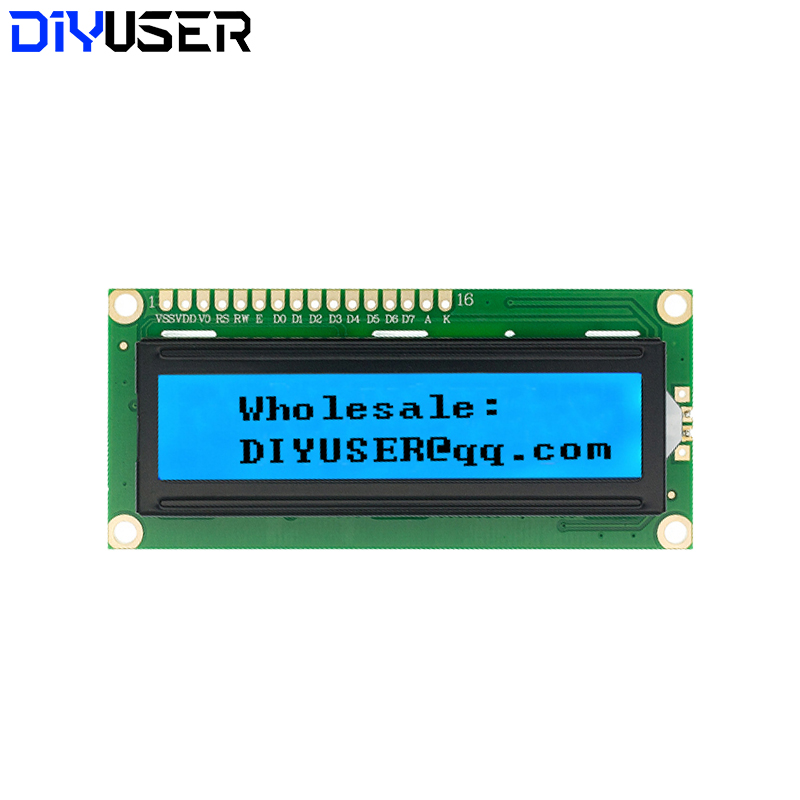 LCD1602 1602 LCDモジュール ブルー/イエロー - I2C Lcd Display のレビューと価格