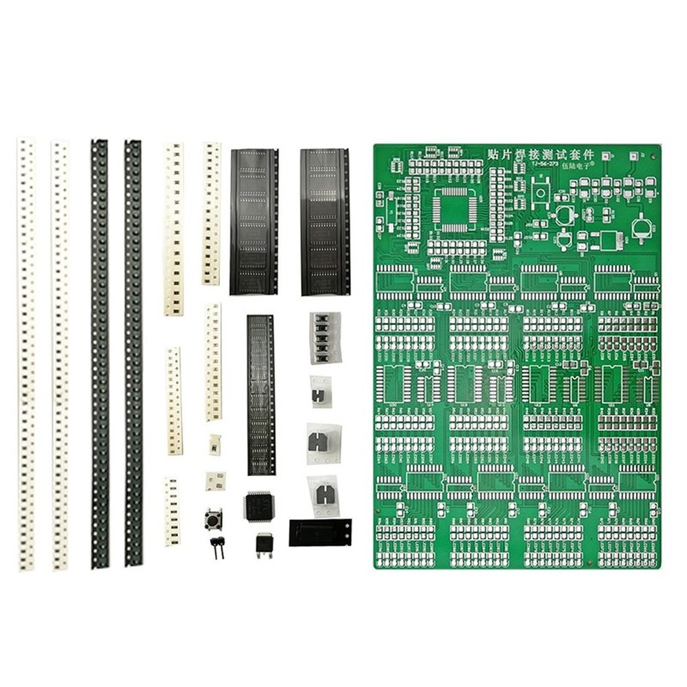 SMTはんだ付けトレーニング練習ボード 300 SMD部品  - Diy Electronics Kits For Beginners のレビューと価格