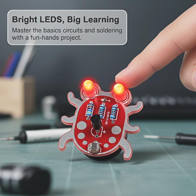 Weevil Eye電子DIYキット、初心者向け光感知LED - Diy Electronics Kits For Beginners のレビューと価格