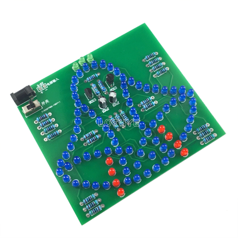 DC 3-5V DIY LED スイング風鈴電子キット揺れ風 - Diy Analog Electronics のレビューと価格
