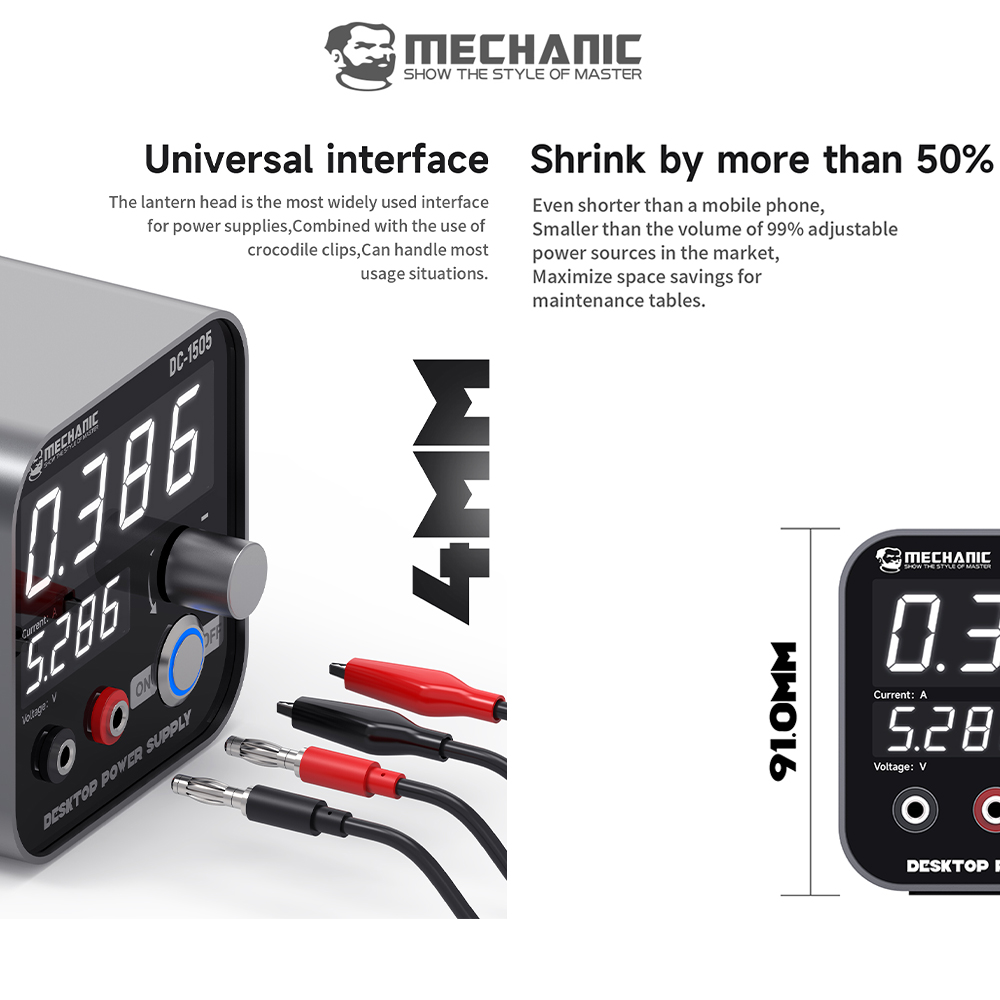 MECHANIC DC-1505 デスクトップ型 可変電源  - Dc Power Supply Variable のレビューと価格