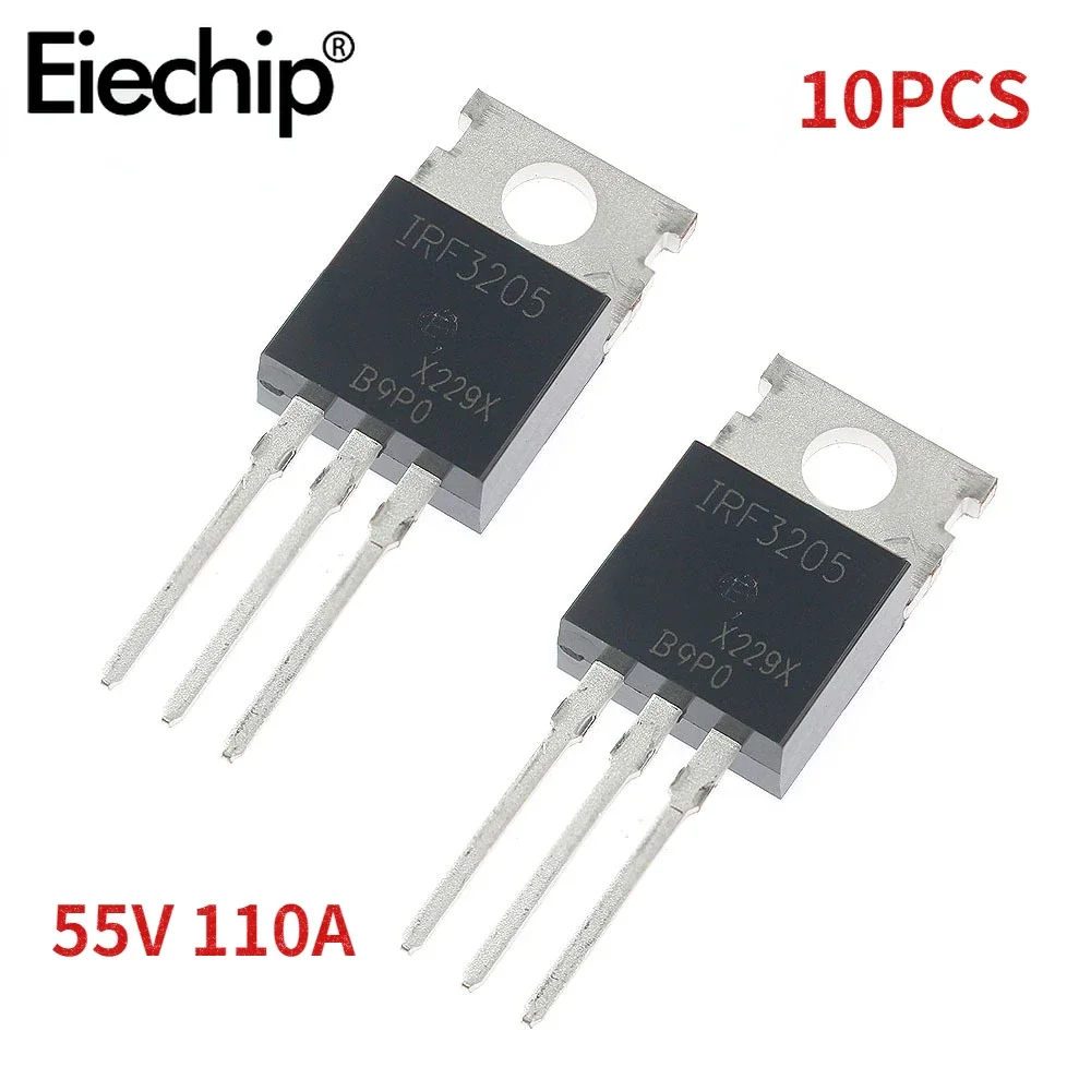 10 個 IRF3205 トランジスタ IRF3205PBF - Mosfet Transistor Set のレビューと価格
