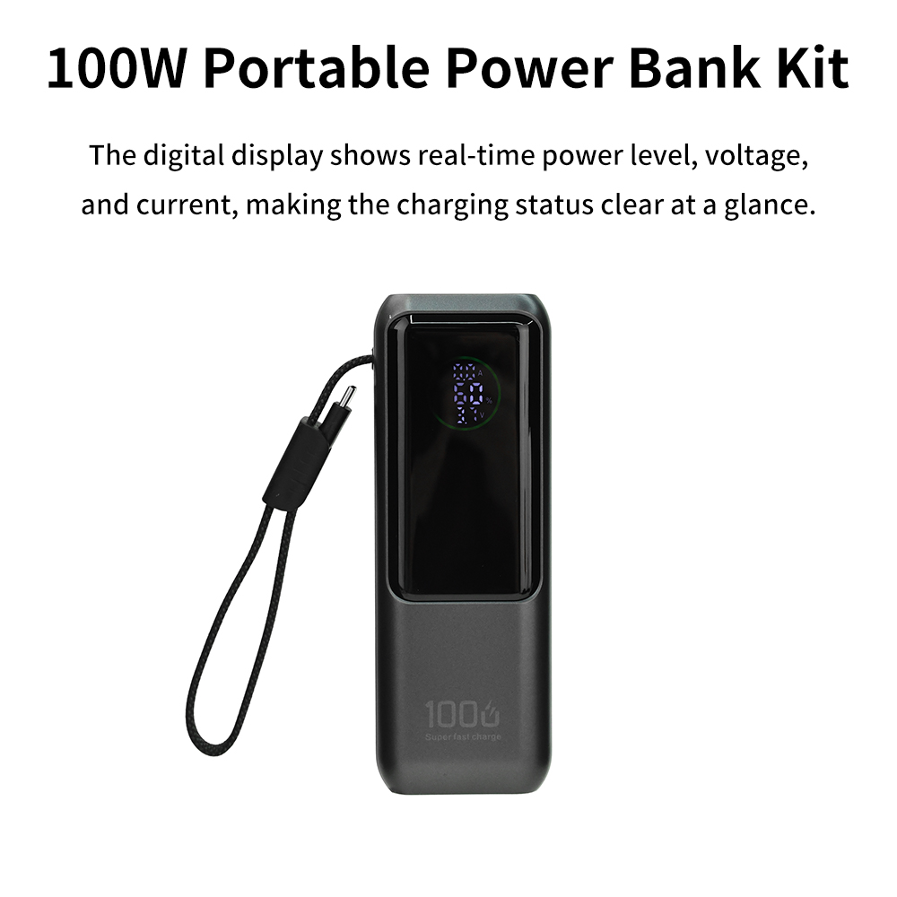 PD 100W急速充電パワーバンクキット 4セル21700バ - Diy Electronics Com のレビューと価格