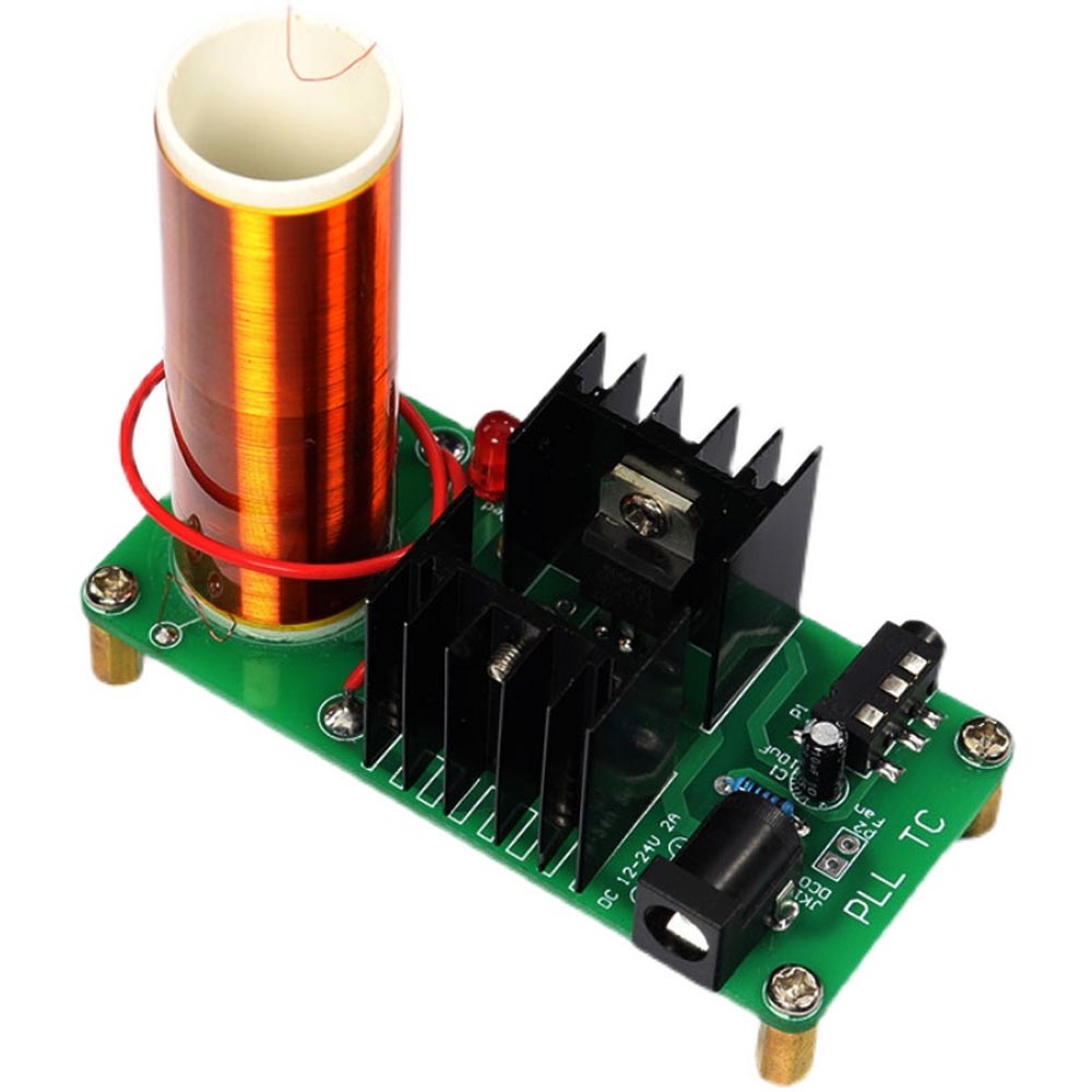 DIY電子テスラコイルキット 18V 2A 3.5mmオーデ - Diy Electronics Soldering Kit のレビューと価格
