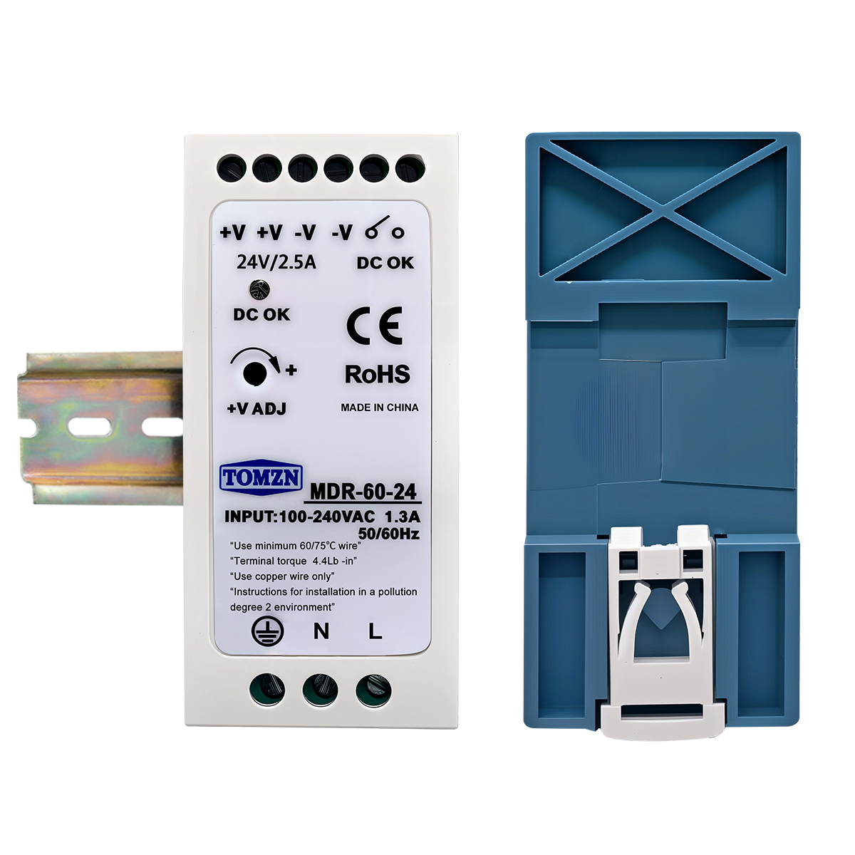 TOMZN DINレールEDR MDR 20W 60W 75 - Dc Power Supply Variable のレビューと価格