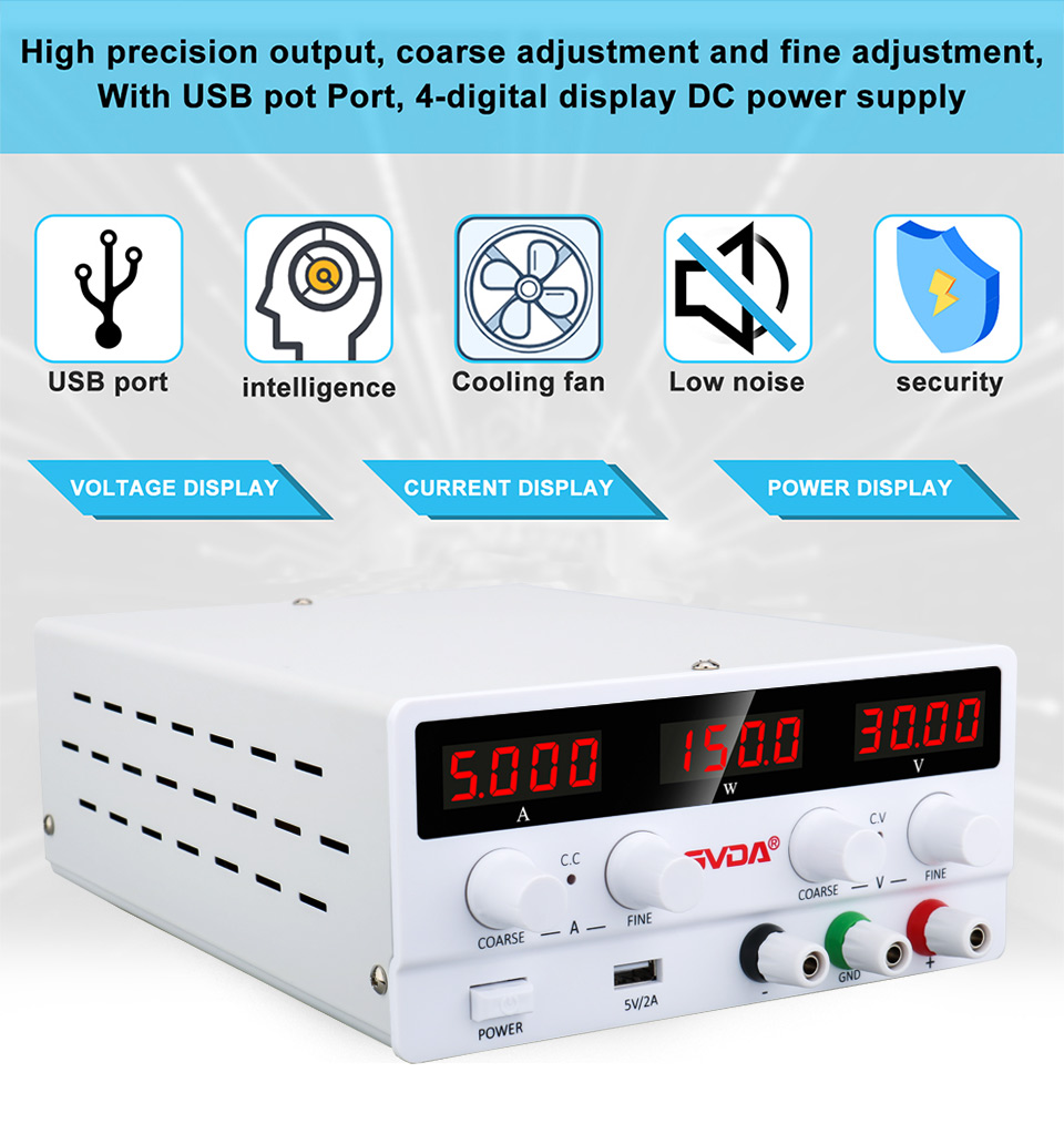 GVDA 60V 5A スイッチング電流レギュレータ調整可能 - Dc Power Supply Variable のレビューと価格