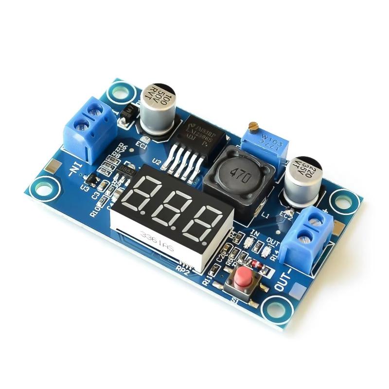 LM2596電源モジュール ディスプレイ付き 3A 2.5- - Diy Electronic のレビューと価格