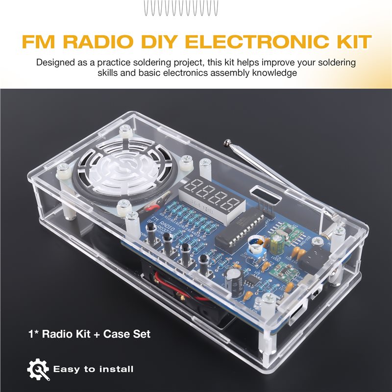 Y43A-初心者向けエレクトロニクスDIYキットFMラジオ用 - Diy Electronics Kits For Beginners のレビューと価格