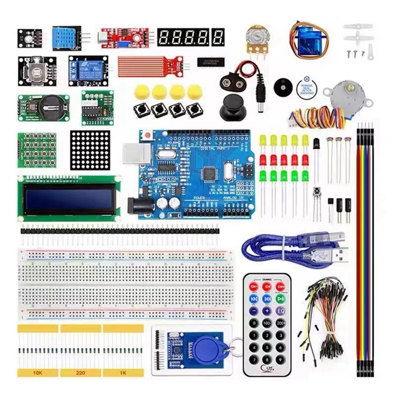 Arduino UNO R3用ABDE-RFIDスターターキ - Diy Electronics Box のレビューと価格