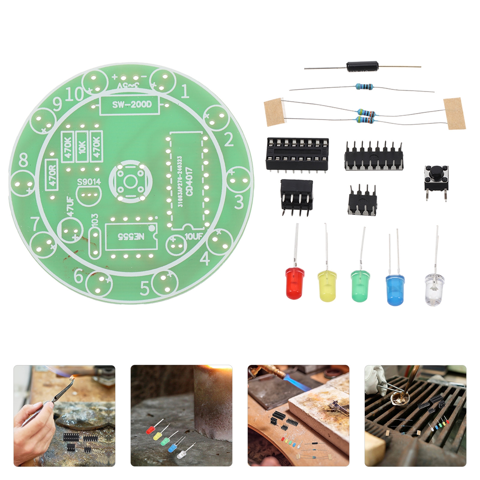 初心者向けのはんだ付け練習キット。電子工作のはんだ付けトレー - Diy Electronics Kits For Beginners のレビューと価格