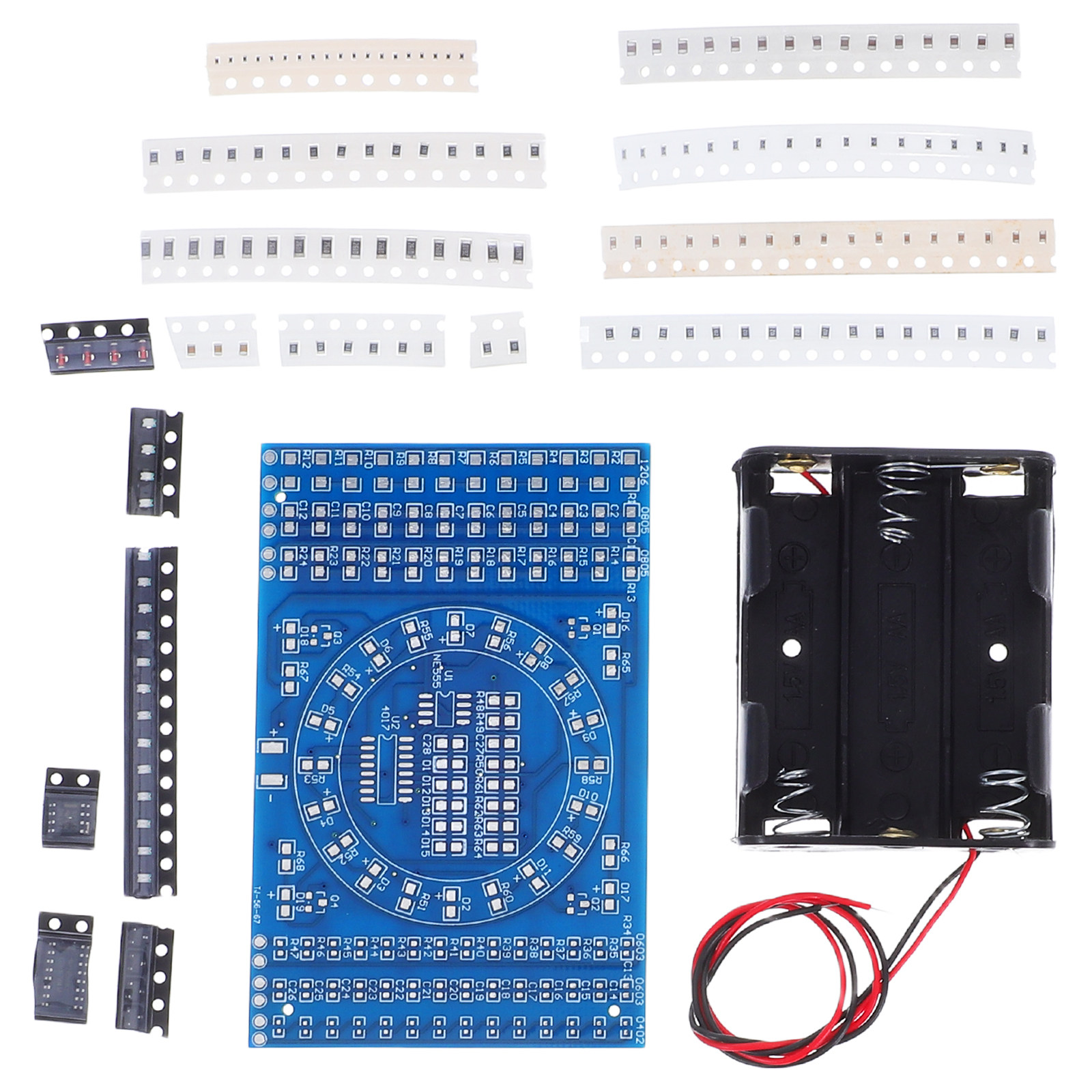 1セットの流水ライトはんだ練習ボードキット。初心者向けのDI - Diy Electronics Kits For Beginners のレビューと価格
