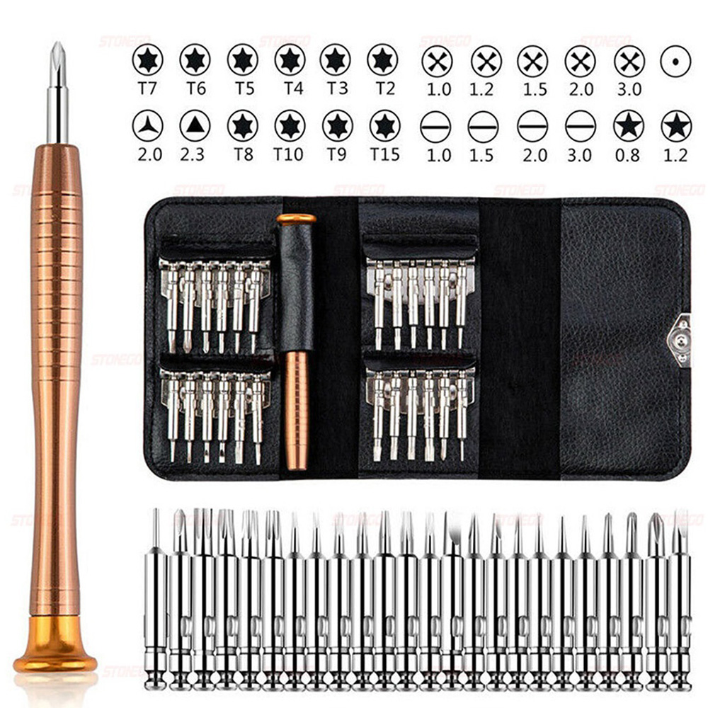 25 in 1精密ドライバーセット多機能トルクスドライバービ - Diy Electronics Com のレビューと価格
