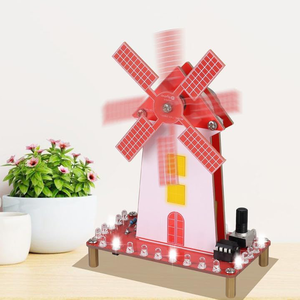 DIY 電子風車キット LED 点滅ライト付きはんだ付け練習 - Diy Electronics Kits For Beginners のレビューと価格