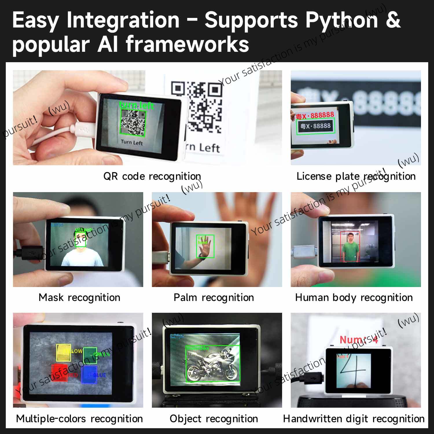 K210 視覚認識モジュール ブラケット付き ディープラーニ - Diy Electronics Learning Kit のレビューと価格