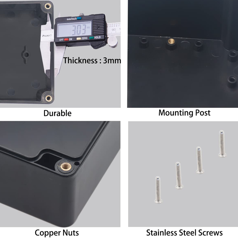 防水ABSプラスチックジャンクションボックス、電子プロジェク - Diy Electronics Box のレビューと価格